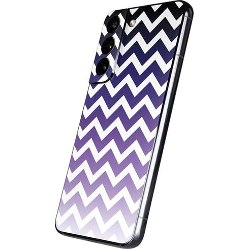 Chevron Purple Ombre Galaxy S22 Skin